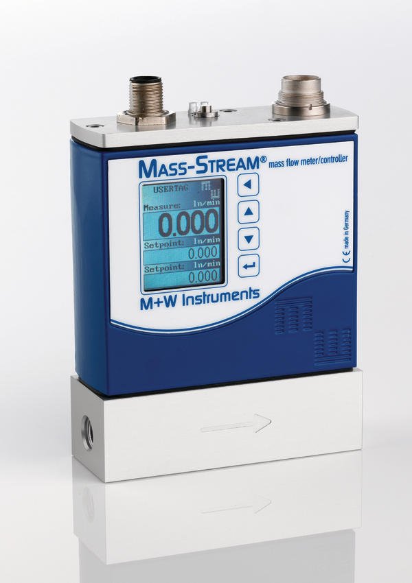 Digital mass flow meter and controller