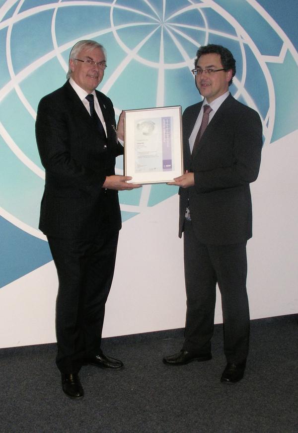 Samson received BASF Global Supplier Certificate