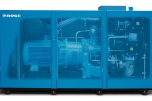 Oil free compressors with increased efficiency
