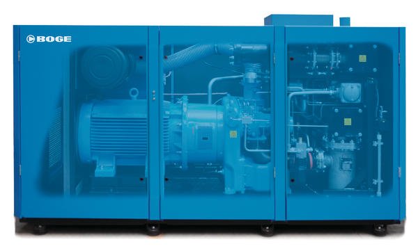Oil free compressors with increased efficiency