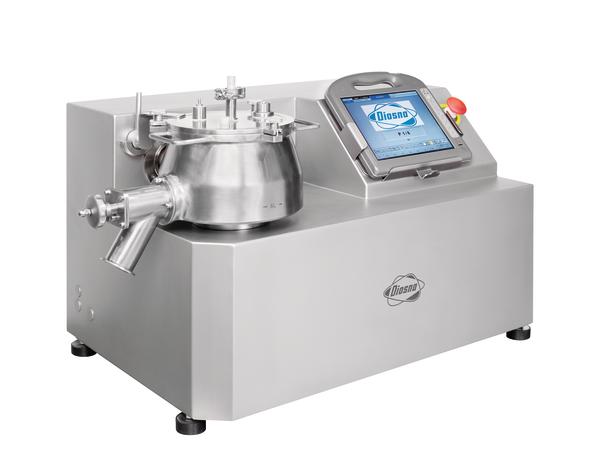 Laboratory machine for mixing and granulating