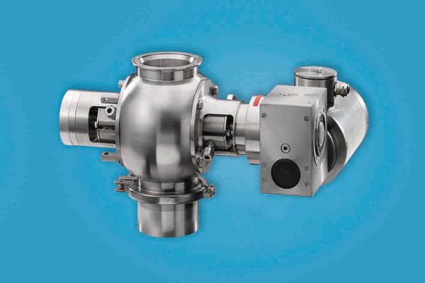Rotary valves and plug diverter EHEDG compliant