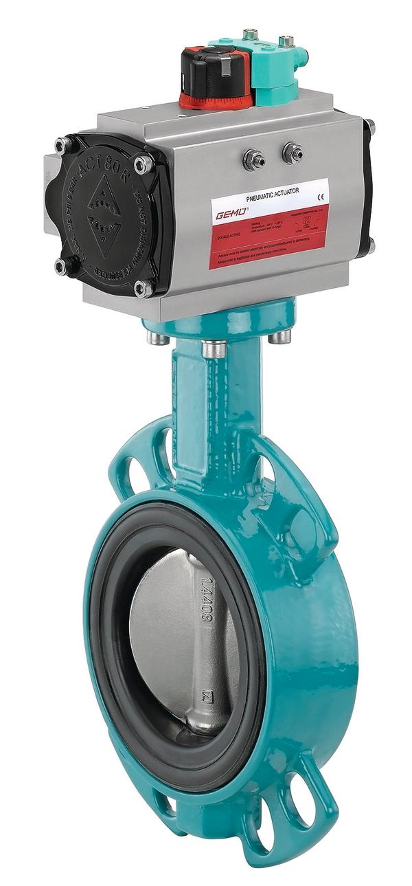 Butterfly valve for a wide range of applications