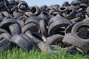 Complete recycling of scrap tyres