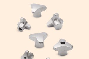 Stainless steel three-star knobs