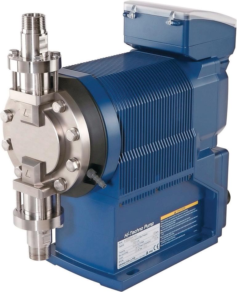Dosing pumps for high flow rates