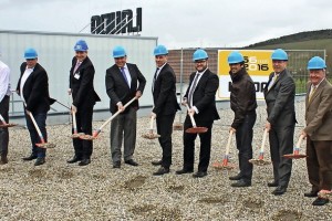 Groundbreaking at Lauda for new office building