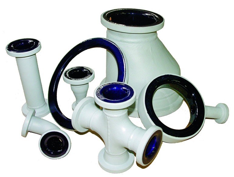Enamelled piping range expanded