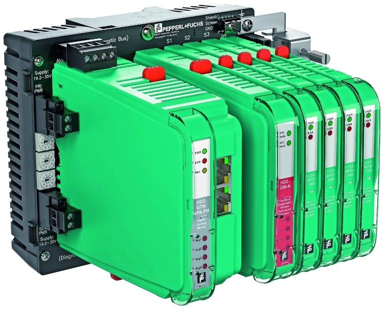 Compact fieldbus power supply solution