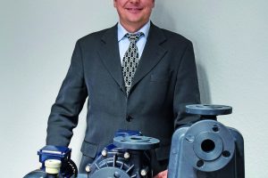 Magnetically coupled centrifugal pumps in modular design
