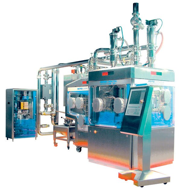 Containment for rotary tablet presses
