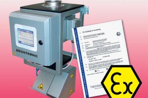 Metal separator for hazardous areas