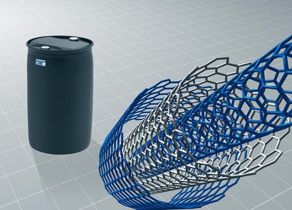 Electrically conductive plastic drum