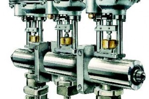 Array valve reduces installation space