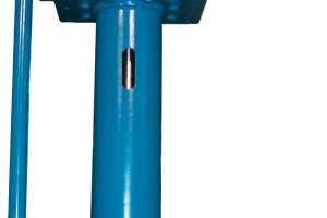Vertical rubber lined sump pump