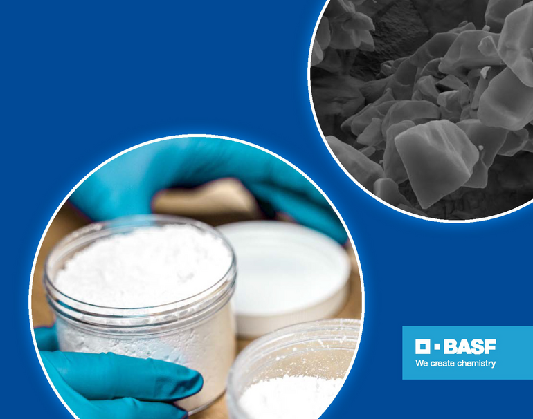 BASF produces material for the storage of carbon dioxide on commercial scale
