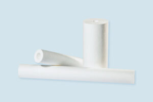 Filter components for high-purity and hygienic processing