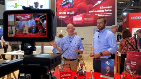 Prozesstechnik.tv visited five companies at the Achema trade fair whose products and services are enablers for the green hydrogen economy of tomorrow Picture: Harald Frater