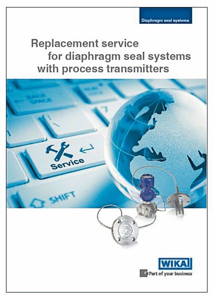 Replacement service for diaphragm seals
