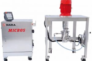Milling slurry with high viscosity with Micros