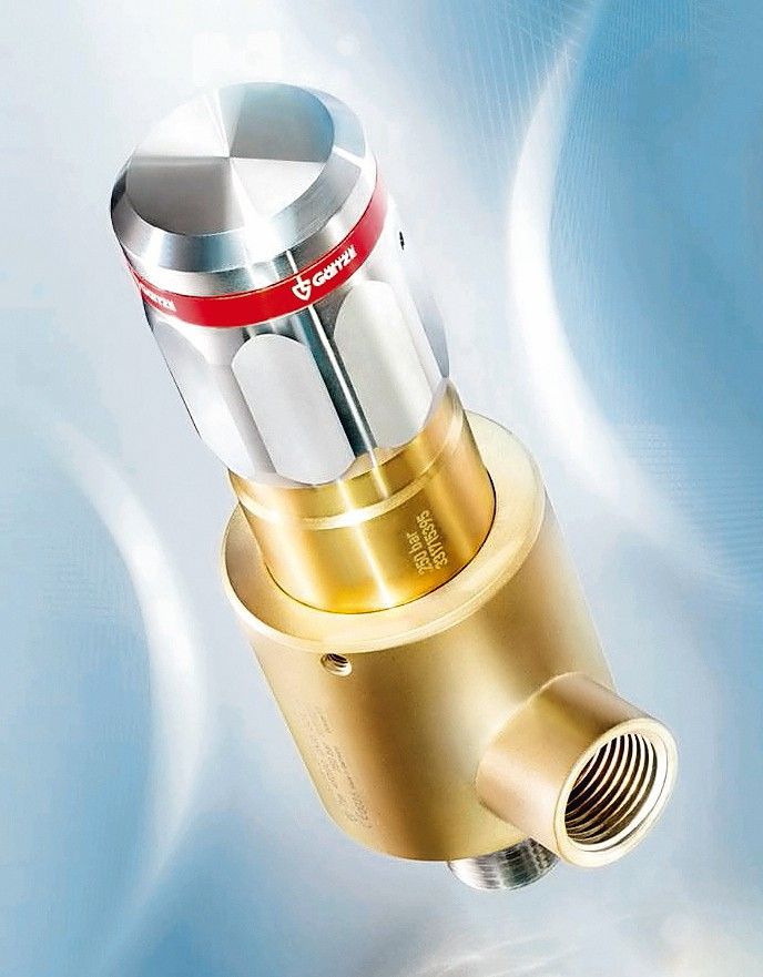 Safety valve for oxygen applications