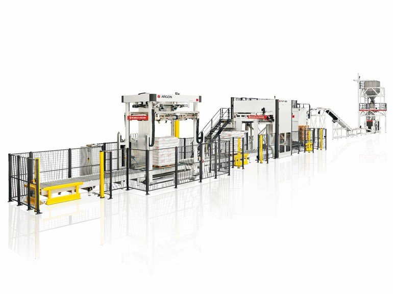 Automation modules for packaging line